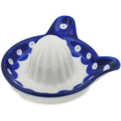 Polish Pottery Juice Reamer Small Blue Eyes