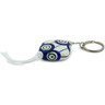 Polish Pottery Key Holder 6&quot; Traditional Peacock