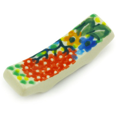 Polish Pottery Knife Rest 2&quot; Garden Delight UNIKAT