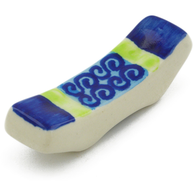 Polish Pottery Knife Rest 2" Midnight Eclipse