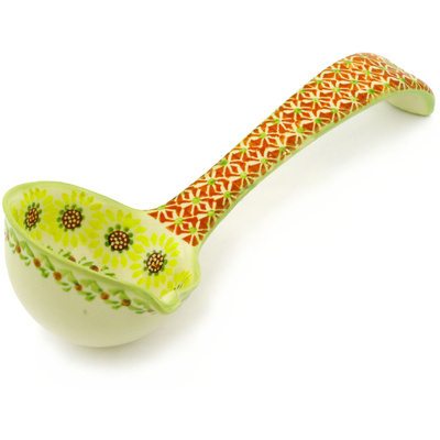 Polish Pottery Ladle 10&quot;