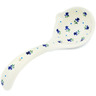 Polish Pottery Ladle 10&quot; Violet Tulips