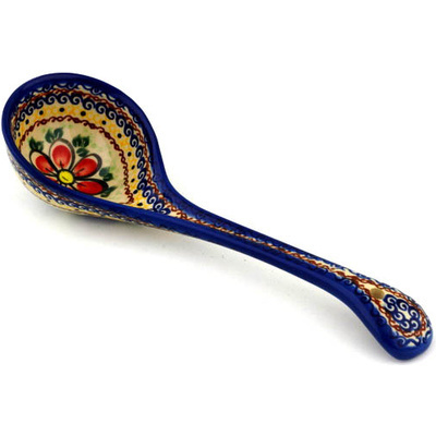 Polish Pottery Ladle 12&quot; Glorious Morning UNIKAT