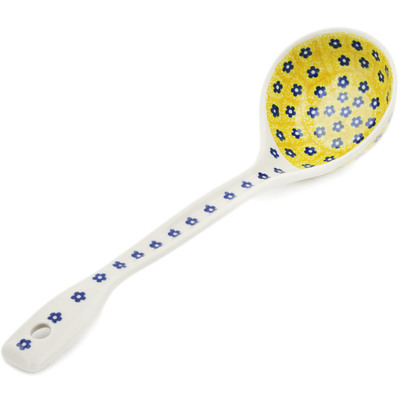 Polish Pottery Ladle 13&quot; Sunshine