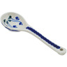 Polish Pottery Ladle 6" Bleeding Heart Peacock