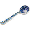 Polish Pottery Ladle 6&quot; Blue Rose Trellis UNIKAT