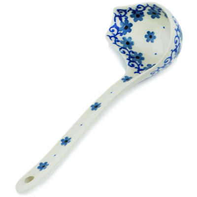 Polish Pottery Ladle 7&quot; Cow That Jumped Over The Moon