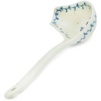 Polish Pottery Ladle 7&quot; Happy Cows