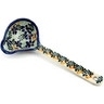 Polish Pottery Ladle 7&quot; Midnight Lilies UNIKAT