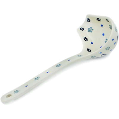 Polish Pottery Ladle 7&quot; Playing Pups