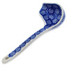 Polish Pottery Ladle 7&quot; Winter Frost