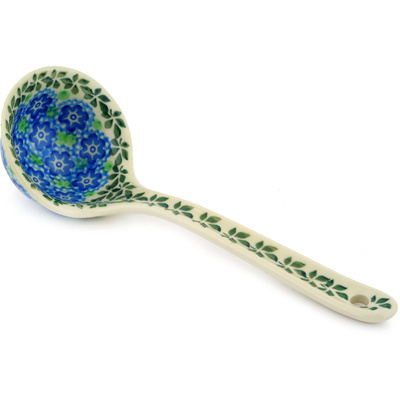 Polish Pottery Ladle 9&quot; Daisy Blanket