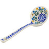 Polish Pottery Ladle 9&quot; Field Of Wildflowers