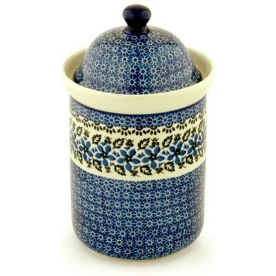 Polish Pottery Large Canister 11&quot;