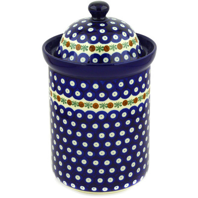 Polish Pottery Large Canister 11&quot; Mosquito