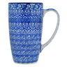 Polish Pottery Latte Mug Intricacy