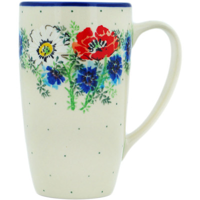 Polish Pottery Latte Mug July Daze
