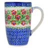 Polish Pottery Latte Mug Midsummer Bloom