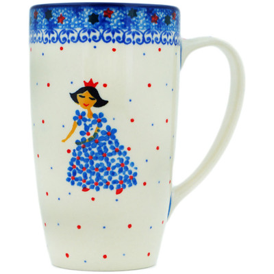 Polish Pottery Latte Mug Princess Dreams