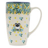 Polish Pottery Latte Mug Sheep In The Meadow