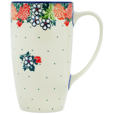 Polish Pottery Latte Mug Spring's Arrival