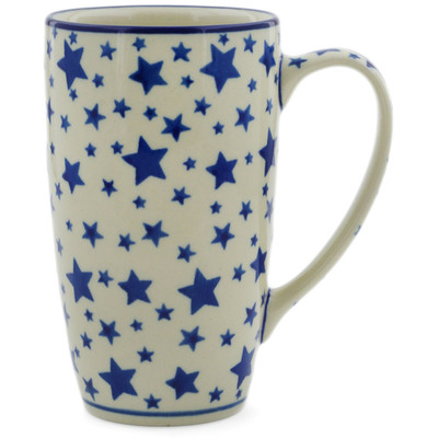 Polish Pottery Latte Mug Starlight