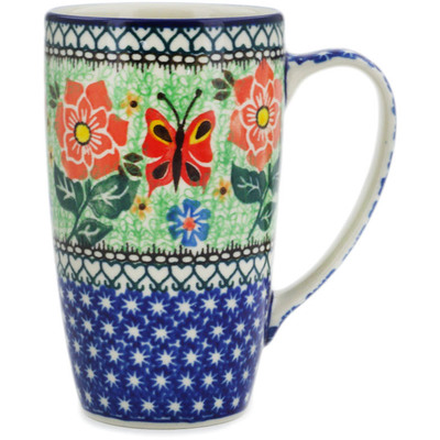 Polish Pottery Latte Mug Sweet Leilani UNIKAT