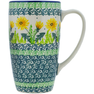 Polish Pottery Latte Mug Sweet Summer