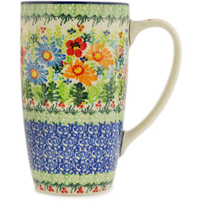 Polish Pottery Latte Mug UNIKAT