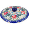 Polish Pottery Lid 6&quot; Fresh Happiness UNIKAT