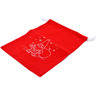 Textile Linen Bag 14&quot; Red