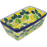 Polish Pottery Loaf Pan 8&quot; Fresh Pear