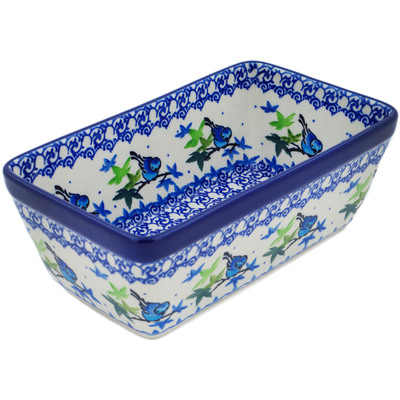 Polish Pottery Loaf Pan 8&quot;