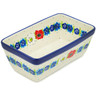 Polish Pottery Loaf Pan 8&quot; Polish Country