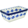 Polish Pottery Loaf Pan 8&quot; Show And Tail