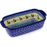 Polish Pottery Loaf Pan Apple Pears