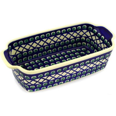 Polish Pottery Loaf Pan Illusion