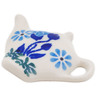 Polish Pottery Magnet 0&quot; Blooming In Blue