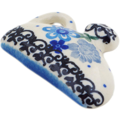 Polish Pottery Magnet 2&quot; Blue Spring