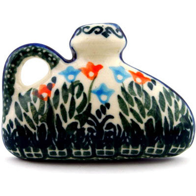 Polish Pottery Magnet 2&quot; Dancing Tulips