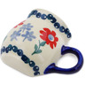 Polish Pottery Magnet 2" Full Blossom