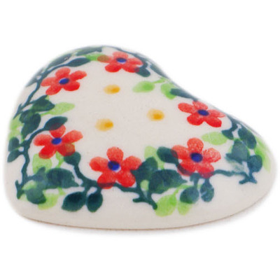 Polish Pottery Magnet 2&quot; Little Flowers