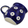 Polish Pottery Magnet 2" Peacock Eyes