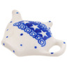 Polish Pottery Magnet 2&quot; Swirling Stars