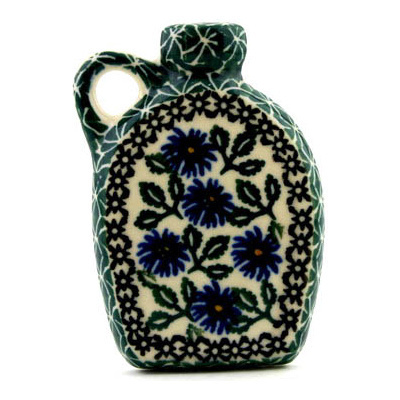 Polish Pottery Magnet 3&quot; Blue Chicory