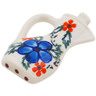 Polish Pottery Magnet 3&quot; Cobblestone Garden