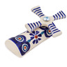 Polish Pottery Magnet 3&quot; Peacock