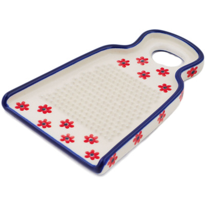 Polish Pottery Mincer 6&quot; Daisy Lace