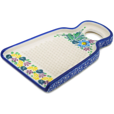 Polish Pottery Mincer 6&quot; Summer Garden UNIKAT