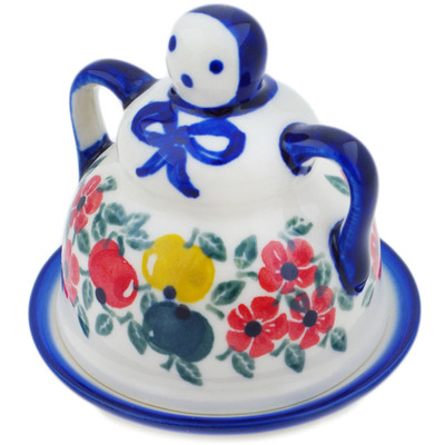 Polish Pottery Mini Cheese Lady 4&quot;